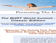 Tablet Screenshot of bhrt1.com